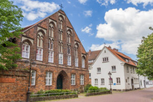 Ansicht eines historischen Backsteinhauses in Uelzen