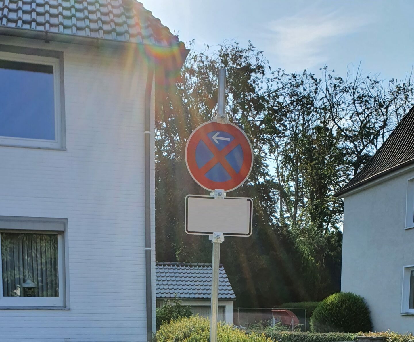 Halteverbot Schild in Lüneburg